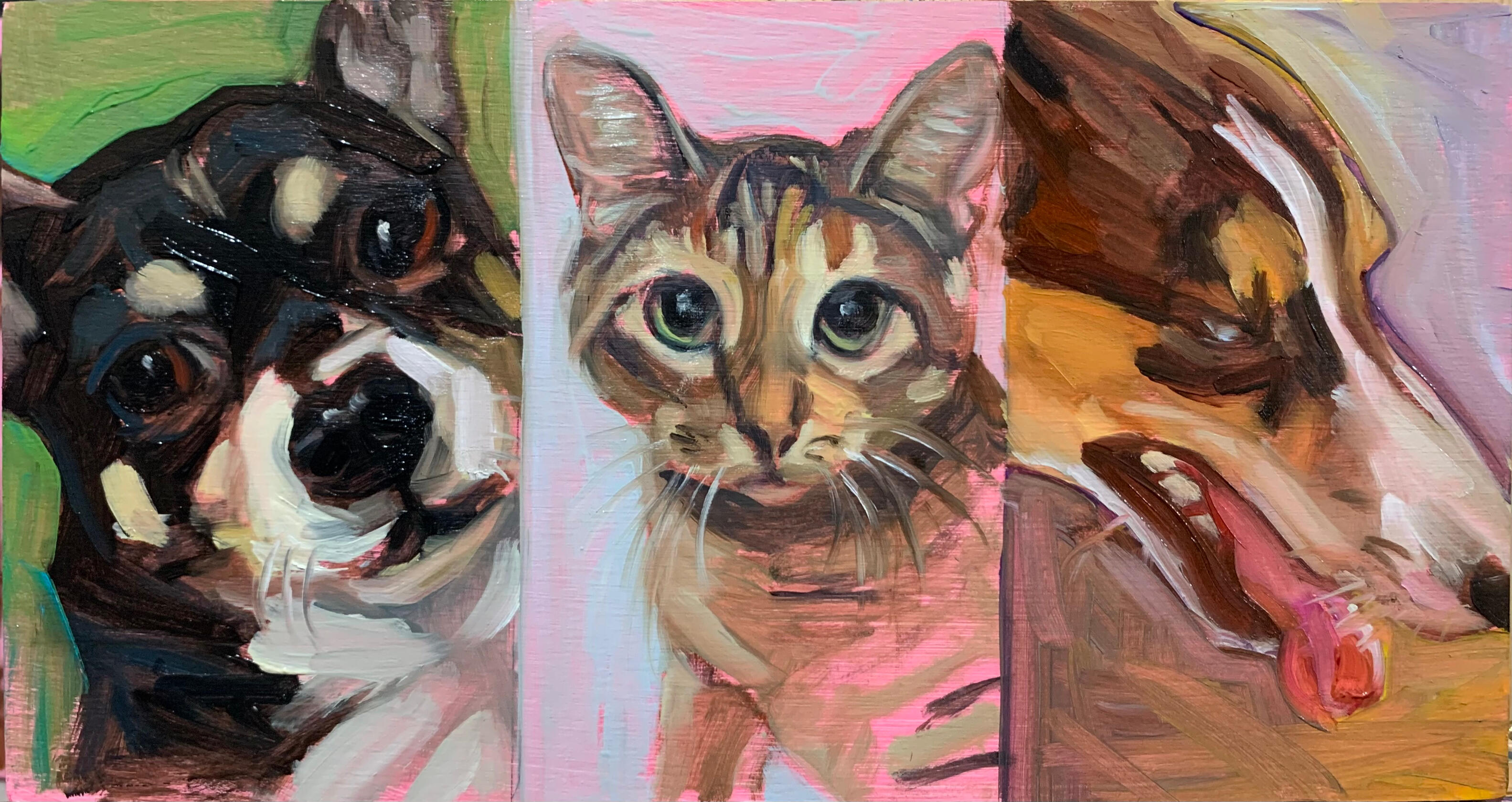12x6 each portrait 4x6, Pet Panel 1